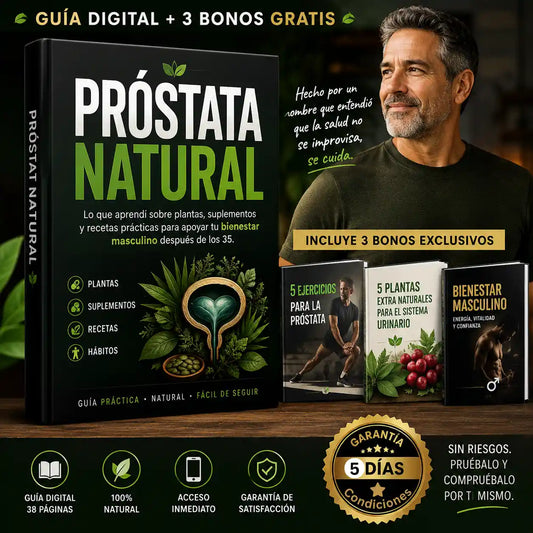 Guía Digital Próstata Natural + 3 Bonos GRATIS